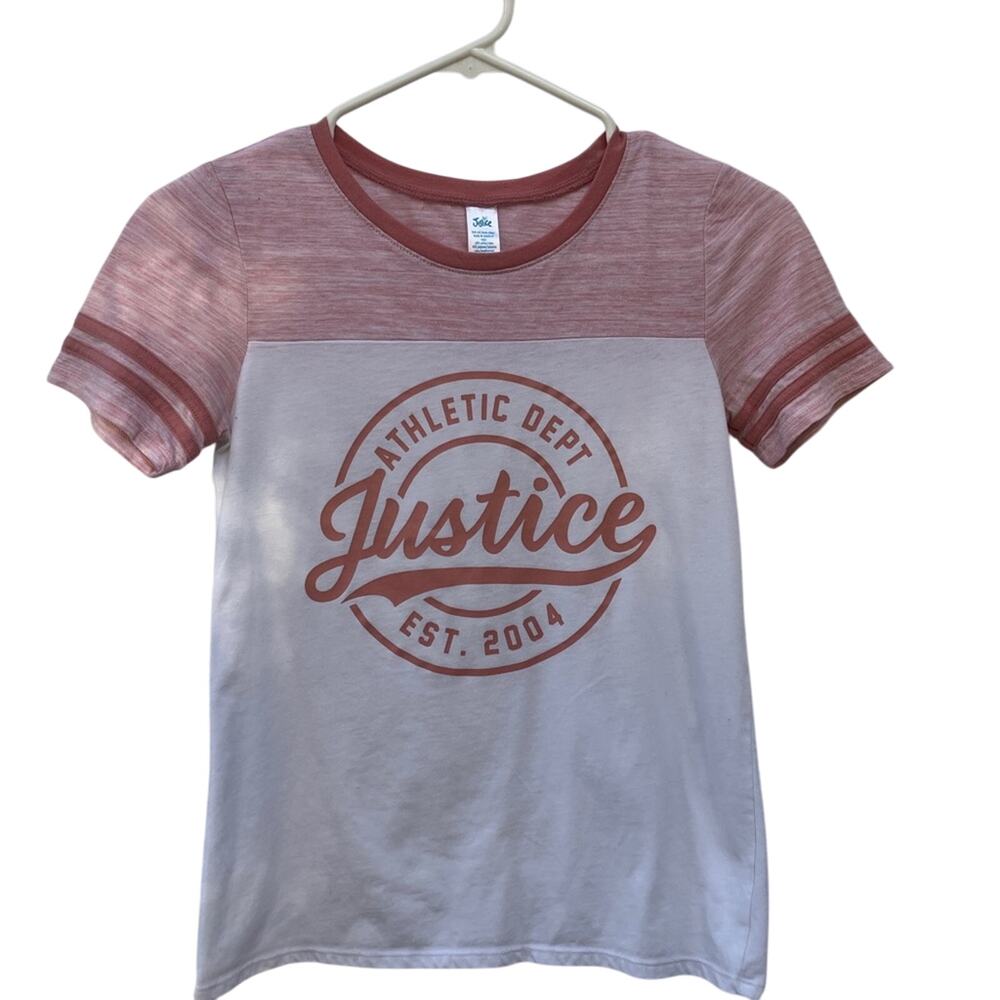 Vintage Girls Justice Short Sleeve Shirt Size 12